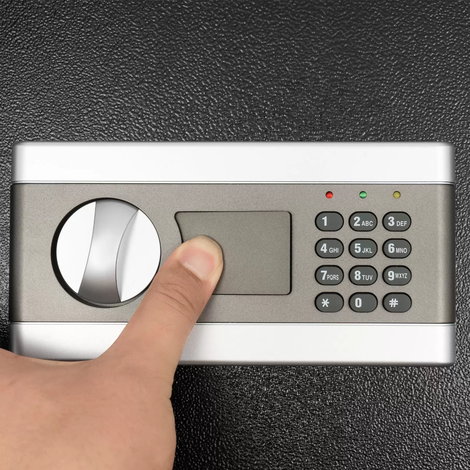 Caja fuerte electrónica de seguridad ignífuga con contraseña de emergencia, cerradura de pared con cerradura de combinación para joyas, efectivo