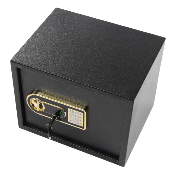 Caja fuerte digital de 30 l, resistente al fuego, resistente al agua, con estante extraíble, sistema de alarma (30 l, 37 x 31 x 30 cm)