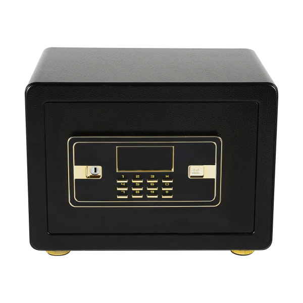 Caja fuerte, 35*25*25cm caja fuerte electrónica con bolsa de dinero, caja fuerte digital para el hogar con teclado, luz LCD