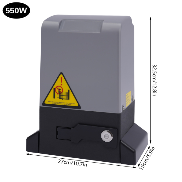CNCEST Abridor de puerta corrediza eléctrico de 550W, con control remoto y cerradura de combinación, de 1200 kg para puerta de garaje CNCEST Abridor de puerta corrediza eléctrico de 550W, con control remoto y cerradura de combinación, de 1200 kg para puerta de garaje