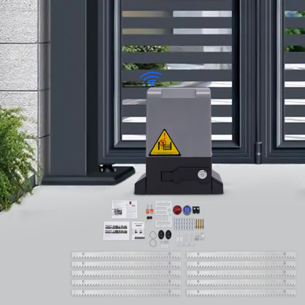370 W abridor eléctrico de portón corredizo 800 kg automatismo puerta de garaje abridor de portón corredizo portón duro