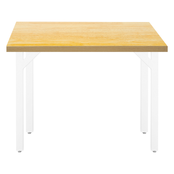 4 piezas de patas de escritorio modernas en forma de Y, patas de mesa, patas de mesa de metal para mesas de café - Blanco