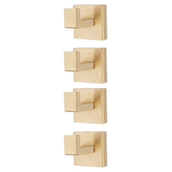 Juego de accesorios de baño de 10 piezas, toallero de pared, 60 cm, dorado Juego de accesorios de baño de 10 piezas, toallero de pared, 60 cm, dorado