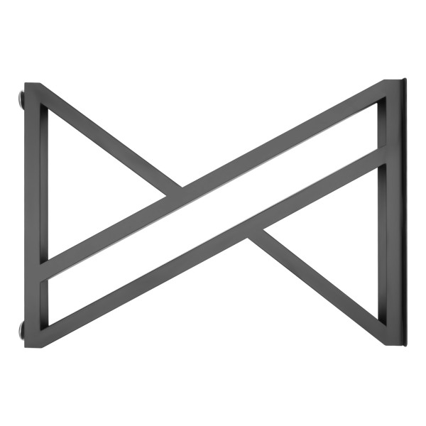 Patas metálicas para muebles, Patas metálicas industriales para mesas, Patas negras para muebles, 70*50*5cm, Negro