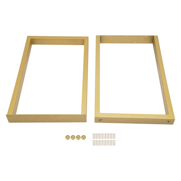 Patas de metal para muebles, Patas de mesa de metal industriales ,Patas de mesa de comedor Adecuadas, 50*7*71cm, Dorado