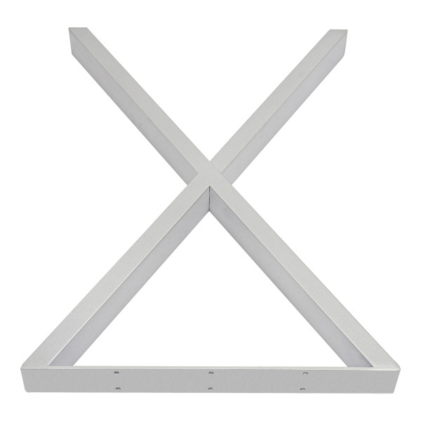Patas de mesa, 2 piezas, patas en forma de X para dormitorios, salas de estar, balcones, hoteles, restaurantes y bares.