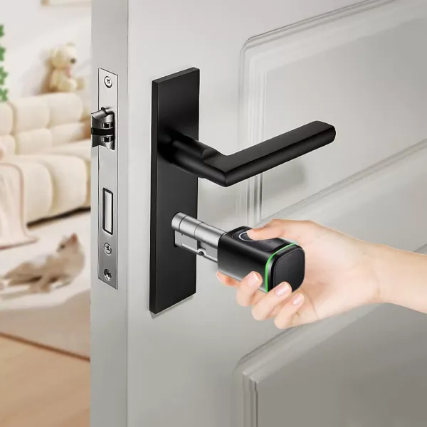Cilindro de cerradura inteligente, cilindro de cerradura de huella digital, cerradura de puerta electrónica de huella digital