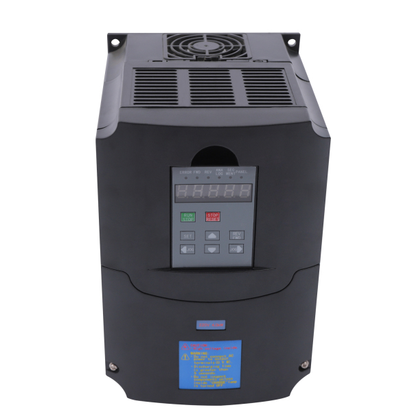 4 KW Variador de frecuencia 220 V AC, VFD Variador de frecuencia, Entrada 1 o 3 fases para tornos fresadoras, Negro