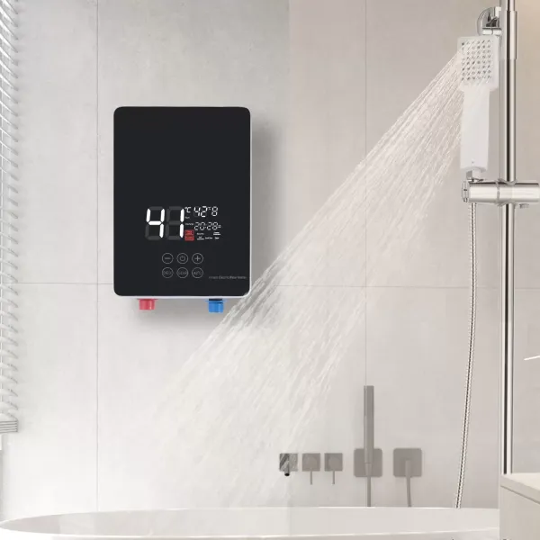 6010W calentador de agua eléctrico 220V pared ducha baño máquina temperatura constante caliente cocina tesoro
