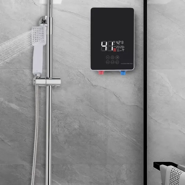 6010W calentador de agua eléctrico 220V pared ducha baño máquina temperatura constante caliente cocina tesoro