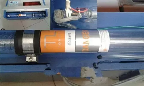 Tubo láser de CO2, 40 W, 700 mm, 10,6 μm, para máquinas de grabado láser CO2 Tubo láser de CO2, 40 W, 700 mm, 10,6 μm, para máquinas de grabado láser CO2