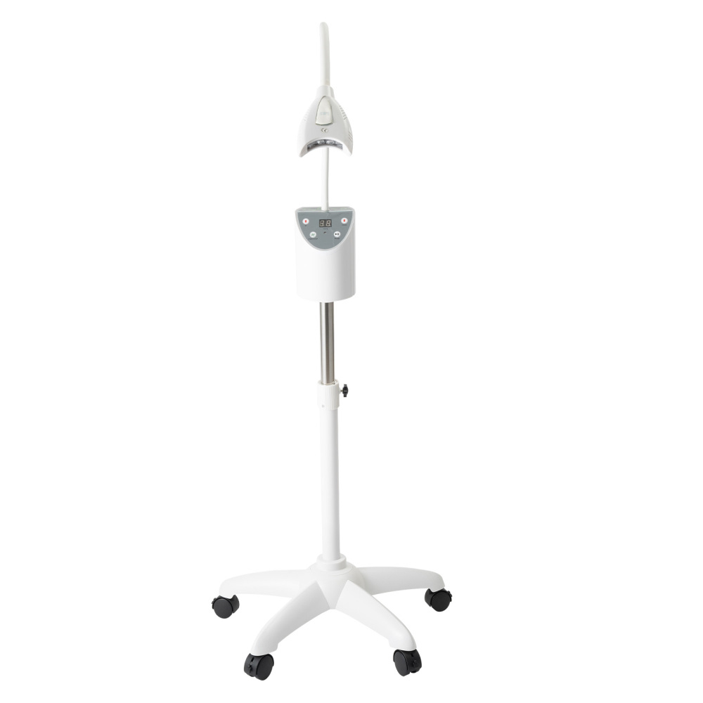 Sistema de blanqueamiento de dientes modal actualizado, 4 luces LED, máquina de blanqueamiento, acelerador de belleza con manual de operación