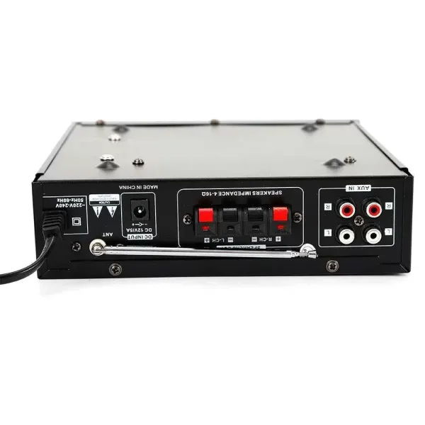 Amplificador estéreo Hi-Fi con Bluetooth, amplificador digital de audio FM