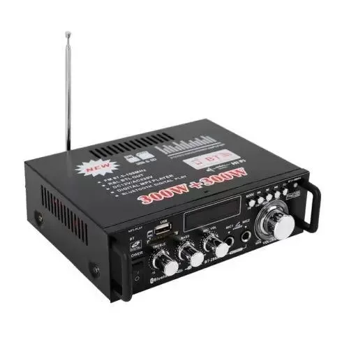 Mini HIFI Digital Bluetooth Audio Amplificador de potencia + Control remoto
