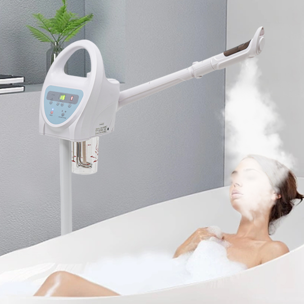 Vaporizador facial, vaporizador con brazo extensible, vaporizador facial profesional para una limpieza profunda