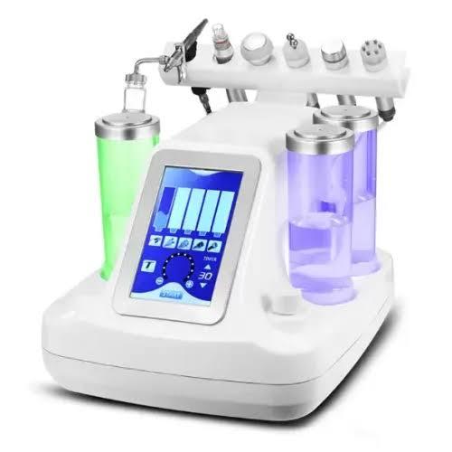 6 en 1 BIO RF Belleza Máquina Hydra Dermoabrasion pequeña vejiga dispositivo limpieza profunda Masajeador facial