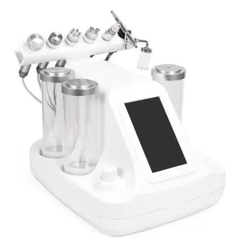 6 en 1 BIO RF Belleza Máquina Hydra Dermoabrasion pequeña vejiga dispositivo limpieza profunda Masajeador facial