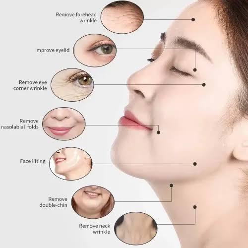 6 en 1 BIO RF Belleza Máquina Hydra Dermoabrasion pequeña vejiga dispositivo limpieza profunda Masajeador facial