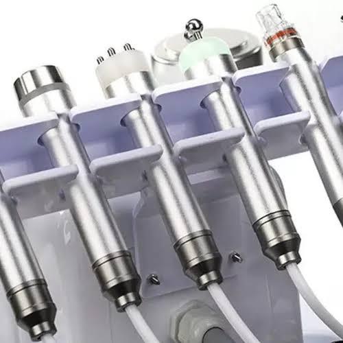 6 en 1 BIO RF Belleza Máquina Hydra Dermoabrasion pequeña vejiga dispositivo limpieza profunda Masajeador facial