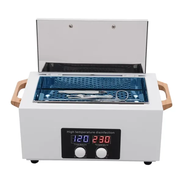 Esterilizador de aire caliente 1,8 L, Cuidado de los pies 50 - 230 °C, desinfección salón de uñas 300 W