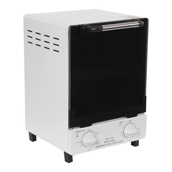 Esterilizador, Esterilizador de herramientas para uñas, Esterilizador de alta temperatura, 1000W, 22,5*25*32,5 cm, Blanco