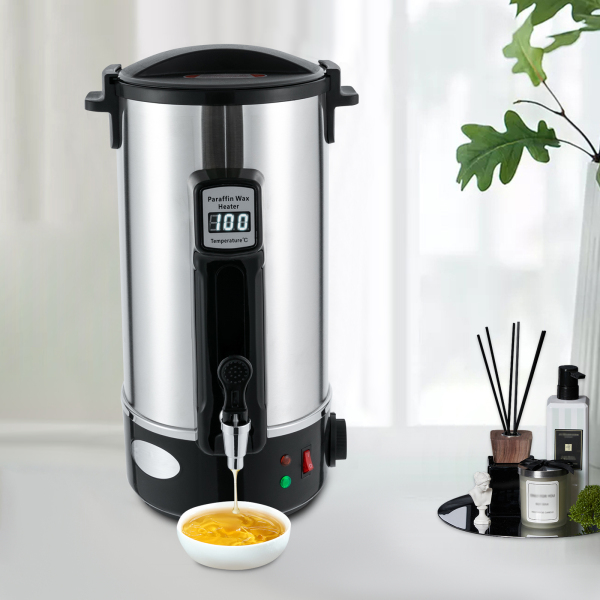 10.8L horno de fusión de cera, máquina de cera terapéutica de belleza, para la fabricación de velas, con boquilla calentada