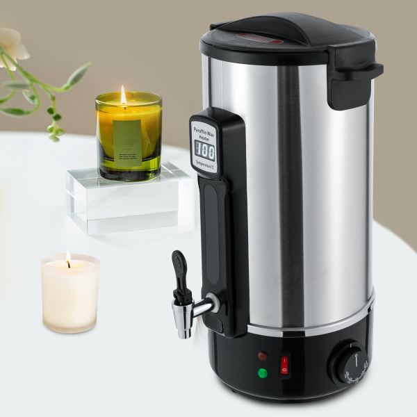10.8L horno de fusión de cera, máquina de cera terapéutica de belleza, para la fabricación de velas, con boquilla calentada