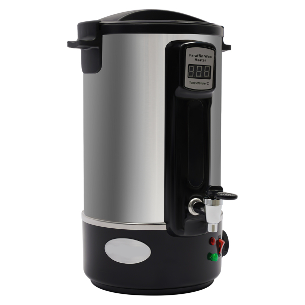 Máquina de terapia de cera de belleza con horno de fusión de cera de 12L con pantalla digital, crisol de velas DIY