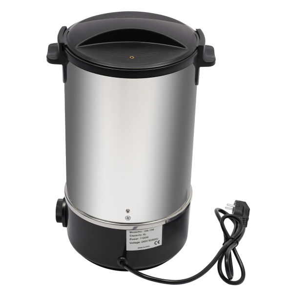 8L horno de fusión de cera máquina de cera terapéutica de belleza para la fabricación de velas con boquilla calentada