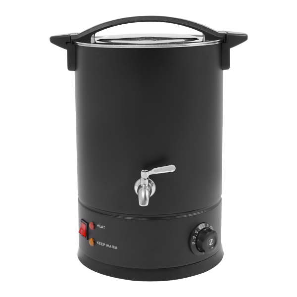 12L Derretidor de cera, Derretidor de cera grande, Kit eléctrico para derretir cera que se puede usar para derretir cera de soja, parafina y abejas - Negro