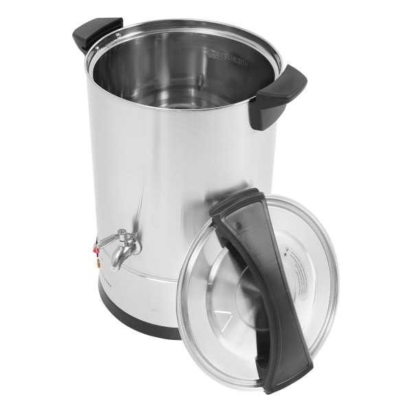 12L Derretidor de cera, Derretidor de cera grande, Kit eléctrico para derretir cera que se puede utilizar para derretir cera de soja, parafina, cera de abejas - Plata