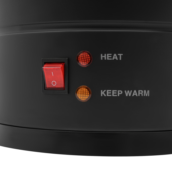 Horno eléctrico para derretir cera de 15 l, derretidor de cera, derretidor de cera para hacer velas - Negro