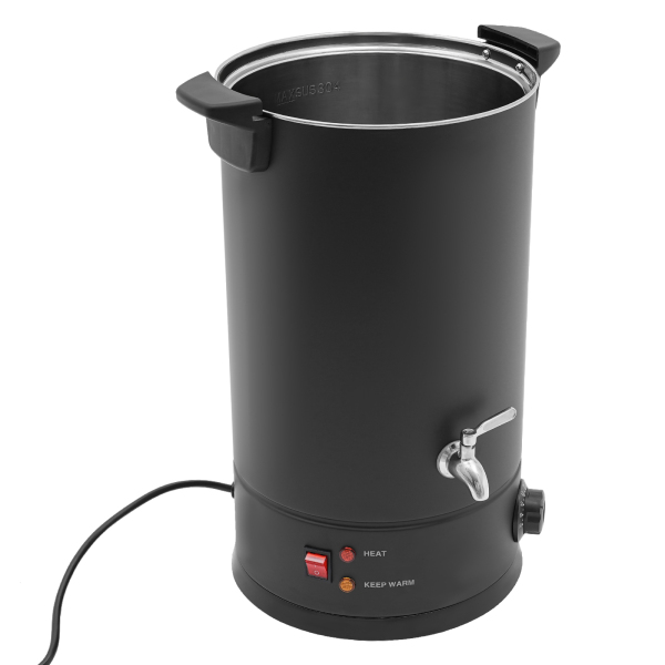 Horno eléctrico para derretir cera de 15 l, derretidor de cera, derretidor de cera para hacer velas - Negro