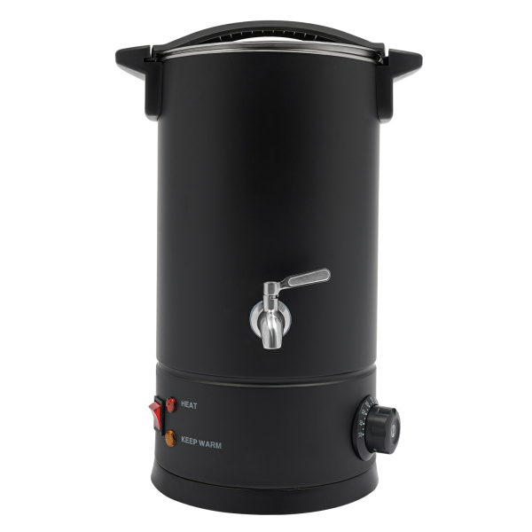 10L Derretidor de cera, Derretidor de cera grande, Kit de derretimiento de cera eléctrico que se puede usar para derretir cera de soja, parafina, cera de abejas - Negro
