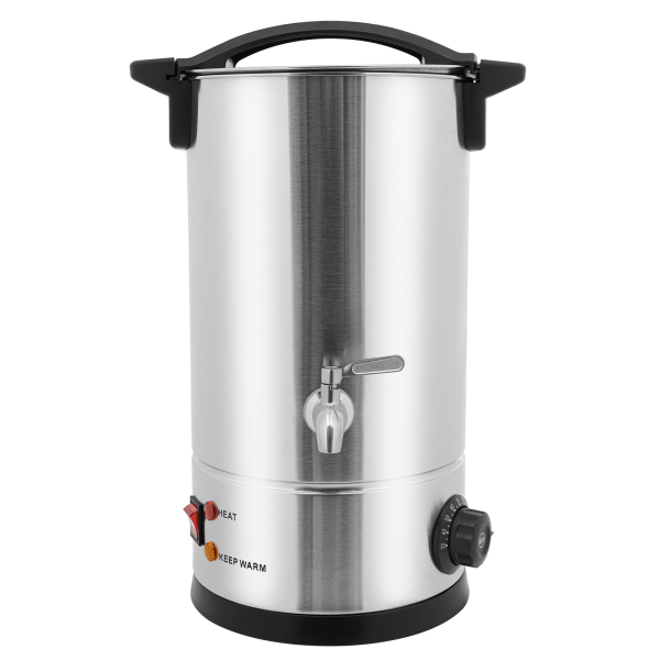 10L Derretidor de cera, Derretidor de cera grande, Kit de derretimiento de cera eléctrico que se puede usar para derretir cera de soja, parafina, cera de abejas - Plata