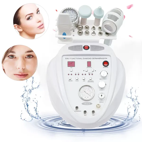Dispositivo de belleza ultrasónico 5 en 1, micro tallado para el cuidado facial, adecuado para mujeres y mujeres