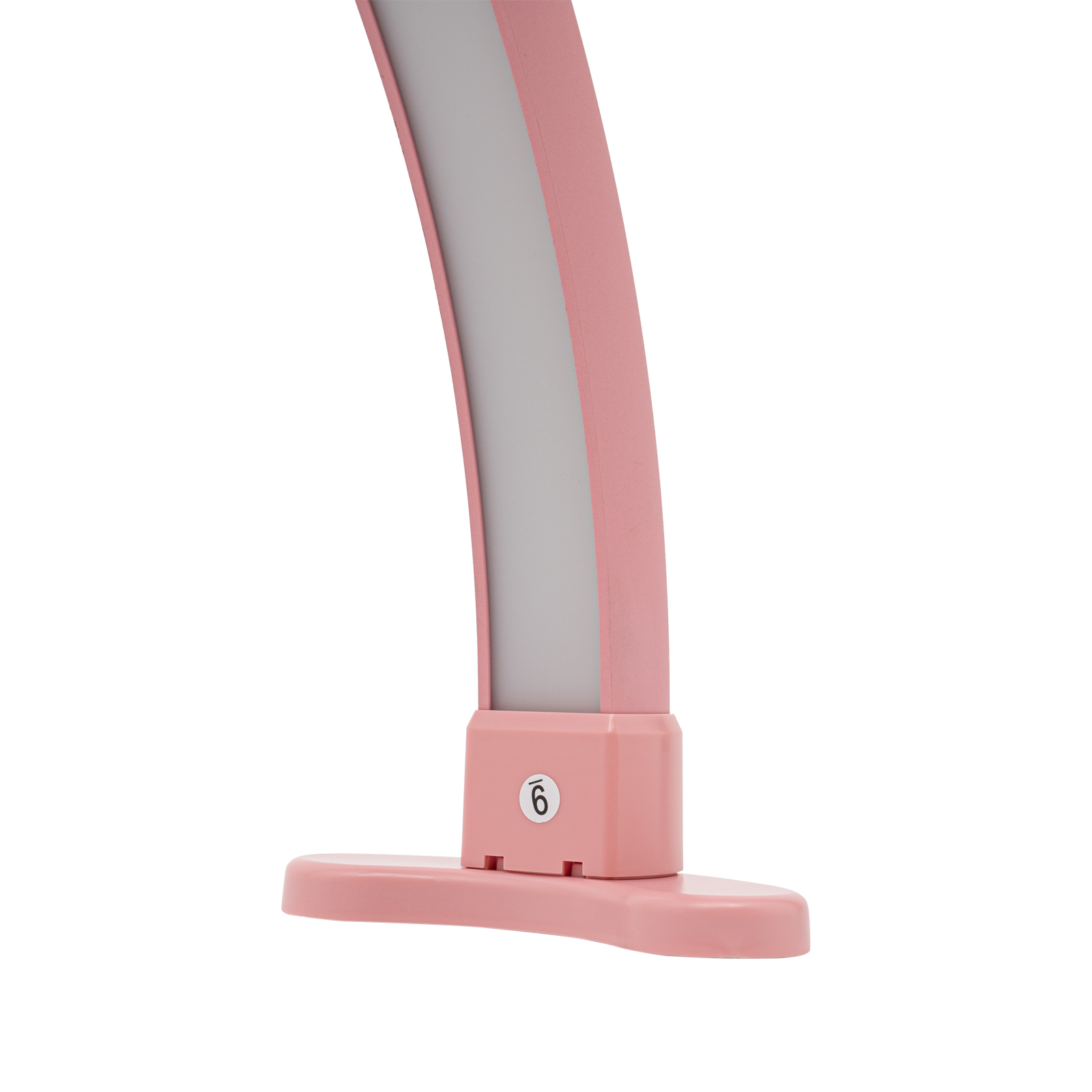 Luz LED de media luna, con brillo ajustable 2700K‑5600K, de escritorio de media luna para uñas, rosa Luz LED de media luna, con brillo ajustable 2700K‑5600K, de escritorio de media luna para uñas, rosa