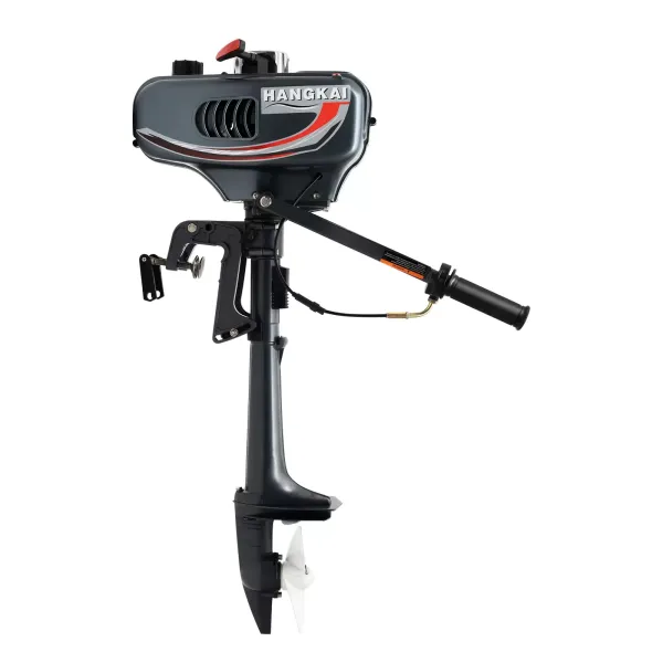 Motor fueraborda de 2 tiempos, 3,5 HP, de alto rendimiento, motor de gasolina, para barcos, motores de pesca, CDI de refrigeración por agua