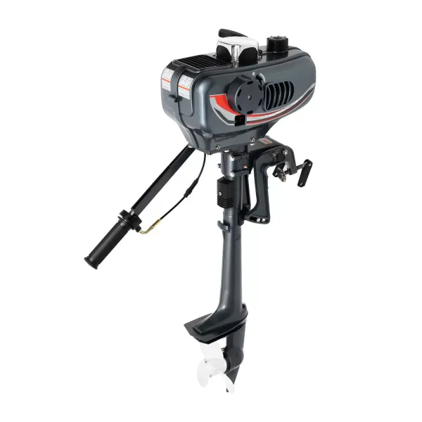 Motor fueraborda de 2 tiempos, 3,5 HP, de alto rendimiento, motor de gasolina, para barcos, motores de pesca, CDI de refrigeración por agua