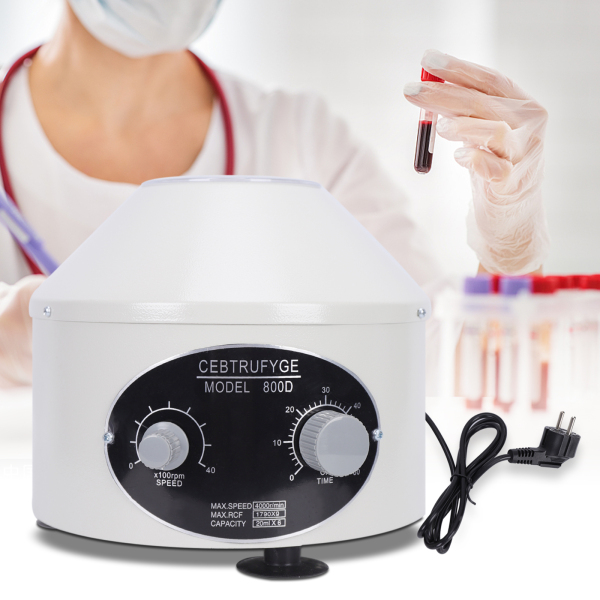 Centrífuga de laboratorio, Centrífuga eléctrica de mesa Centrífuga de laboratorio médico 6x 20 ml