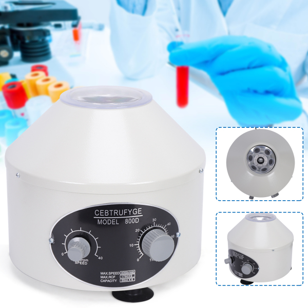 Centrífuga de laboratorio, Centrífuga eléctrica de mesa Centrífuga de laboratorio médico 6x 20 ml