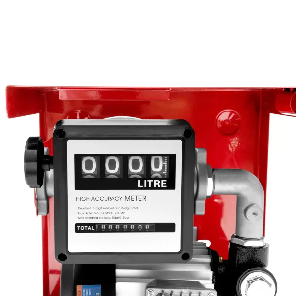 Bomba de aceite para calefacción DP60L, autocebante pistola con articulación giratoria de 4 m, contador digital, cómodo reabastecimiento con 60 l/min Bomba de aceite para calefacción DP60L, autocebante pistola con articulación giratoria de 4 m, contador digital, cómodo reabastecimiento con 60 l/min
