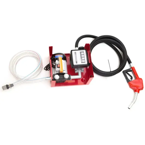 Bomba de aceite para calefacción DP60L, autocebante pistola con articulación giratoria de 4 m, contador digital, cómodo reabastecimiento con 60 l/min Bomba de aceite para calefacción DP60L, autocebante pistola con articulación giratoria de 4 m, contador digital, cómodo reabastecimiento con 60 l/min