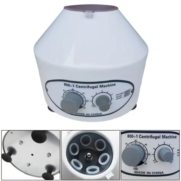 CNCEST 4000 rpm 800-1 centrífuga de laboratorio, centrífuga con velocidades ajustables, G, 0 – 60 min, para escuelas, investigación científica CNCEST 4000 rpm 800-1 centrífuga de laboratorio, centrífuga con velocidades ajustables, G, 0 – 60 min, para escuelas, investigación científica
