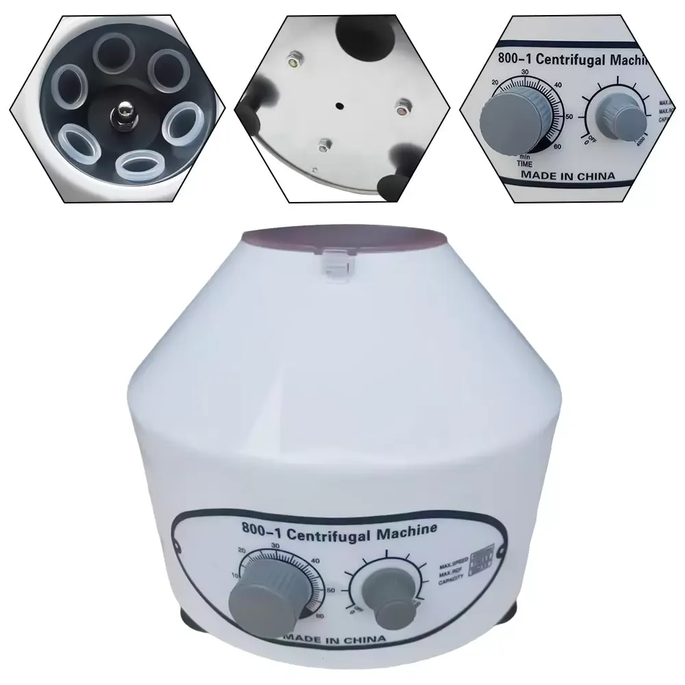 CNCEST 4000 rpm 800-1 centrífuga de laboratorio, centrífuga con velocidades ajustables, G, 0 – 60 min, para escuelas, investigación científica