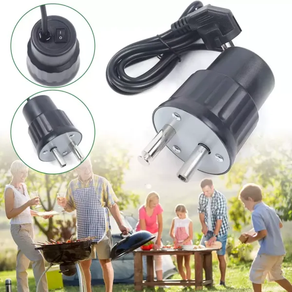 Motor de parrilla eléctrico 220 V 4 W, motor para barbacoa, jardín, pícnic, accesorio