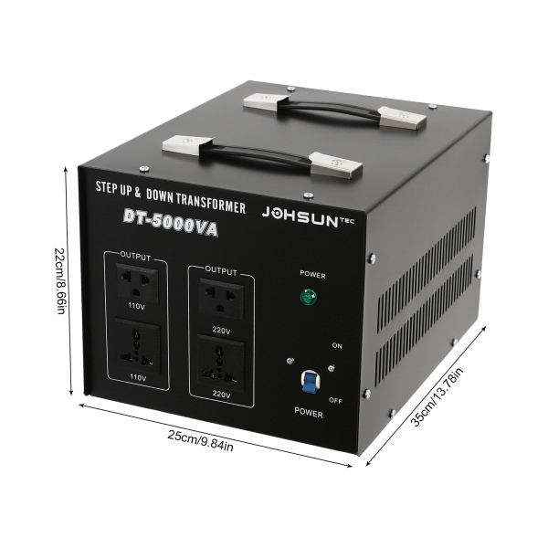 Conversor de tensión 4000 W -transformador para convertir 110 V en 220 V para convertir 220 V en 110 voltios