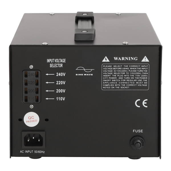 Transformador de tensión (3000 W, 110 V 230 V, adaptador europeo con puerto USB) Transformador de tensión (3000 W, 110 V 230 V, adaptador europeo con puerto USB)