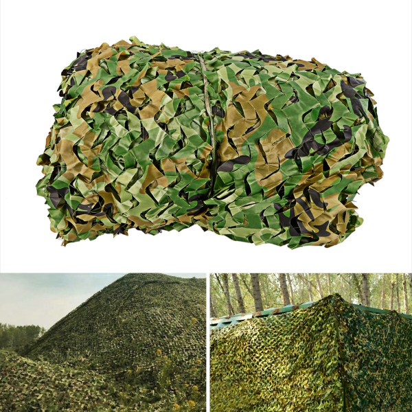 6 x 4 m Red de camuflaje para decoración, protección solar, Ocultar Cubierta Campamento -40~+50℃, Caza al Aire Libre Equipo ejército, color verde 6 x 4 m Red de camuflaje para decoración, protección solar, Ocultar Cubierta Campamento -40~+50℃, Caza al Aire Libre Equipo ejército, color verde