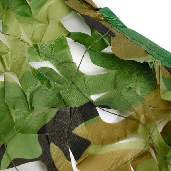 6 x 4 m Red de camuflaje para decoración, protección solar, Ocultar Cubierta Campamento -40~+50℃, Caza al Aire Libre Equipo ejército, color verde